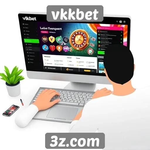 Interface do usuário do site vkkbet avaliada